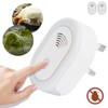 2PCS Ultrasonic Pest Repeller Intelligent Frequency Conversion Safe Harmless Insect