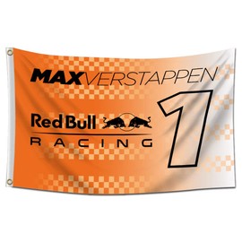 Max Verstappen #1 Flag 3x5 Feet Red Bull Racing Banner for Car Fans with Brass Grommets