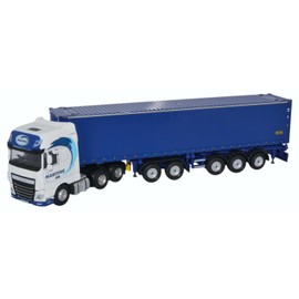 Oxford Diecast 76DXF001 DAF XF Euro 6 CombiTrailer/Container Maritime Transport