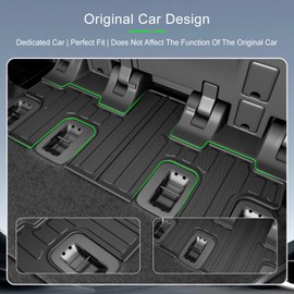 xipoqix 5 Seats 2nd Row Under Seat Mat Compatible with 2025 Toyota 4Runner Trunk Liner Not for Hybrid EV i-Force MAX Floor Cargo Mat TPE Cargo Liner Replacement for 2025 Toyota 4Runner Accessories