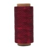 Mandala Crafts Maroon Flat Waxed Thread for Leather Sewing -