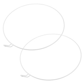 CAXUSD 2pcs Canopy Stand Hoop for Crib Netting Support Portable Frame Holder for Nursery Bed Easy Installation Mosquito Net Bracket for Sleeping Space