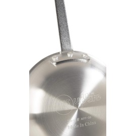 8 Inch Natural Finish Aluminum Frying Pan, Fry Pan, Commercial Grade - NSF Certified