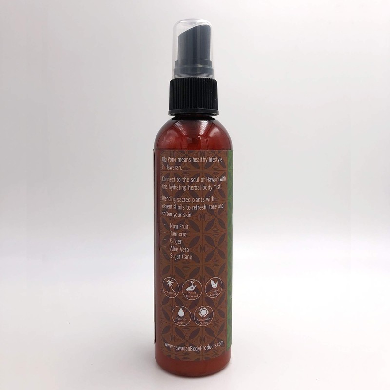 Ola Tropical Apothecary Lemongrass Ginger Hawaiian Herbal Mist - 4fl