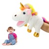 KBIBCK 30cm Einhorn Handpuppe, Plüsch Einhorn Handpuppe, Einhorn Handpuppen für