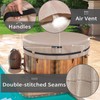 AKEfit Round Hot Tub Cover, 600D Polyester Waterproof for Hot