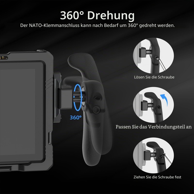Nitze Camera Side Grip Kit with NATO Clamp - PA32C