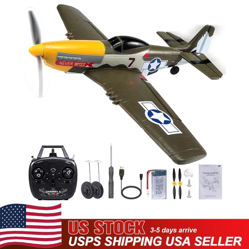 Volantex US RC Plane P51 Mustang 2.4G Radio EPP Foam