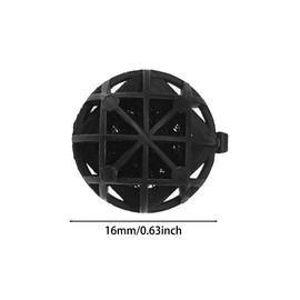 MiOYOOW 50PCS Bio Balls, Lightweight Aquarium Bio Filter Media Fish Tank Filter Media with Sponge for Fish Tank Aquarium Pond Canister (0.63"/1.02"/1.42")