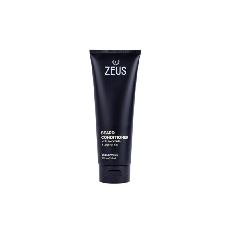 ZEUS Beard Conditioner Wash, Sandalwood, 8 Fluid Ounce