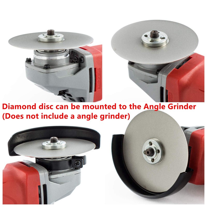 JINGLING 4" inch 100mm Diamond Flat Lap Disc Coated Grinding