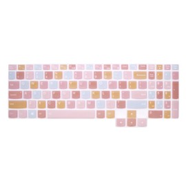 WYGCH Silicone Keyboard Cover for Lenovo Legion 5 Keyboard Cover/for Lenovo Legion 5 Series Legion 5 5i 5p 5pi 15.6" and 17.3 Inch Gaming Laptop/for Legion Keyboard Skin Protector-Pink Sweet Heart
