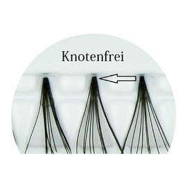 Red Cherry - Einzelwimpern Flare medium black ca. 10mm in schwarz