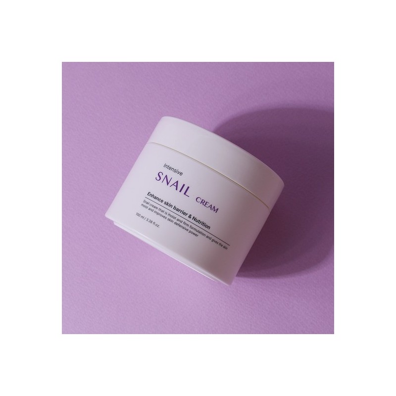 Food Aholic 3-Pack Intensive Snail Cream 100ml / Moisturizing Cream,