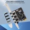 USB 3.0 PCIE Expansion Card PH64 2U/4U VL805 Chip 5Gbps