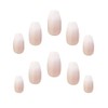 Elegant Touch Acrylic French Coffin false nails No.02,24 Nails
