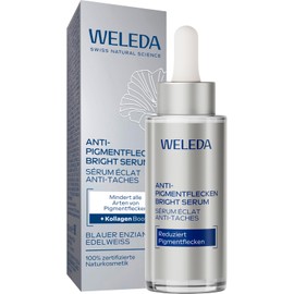 WELEDA Organic Anti-Pigment Spot Serum with Gentian & Edelweiss - for Radiant Complexion and Fewer Stains (1 x 30 ml)