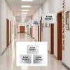Tactile Exam Room Number Sign 1-3 with Braille - 5"