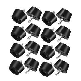 WOONEKY Almohadillas Antideslizantes para Muebles 100 Piezas Pies De Goma Niveladores De Patas Diseño Antichoque y Antideslizante para Sillas y Mesas 