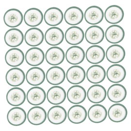 WOONEKY 100Pcs Disposable Eye Mask Breathable Non Woven Cucumber Eye Pads for Soothing Skin Care Moisturizing Household Eye Patches