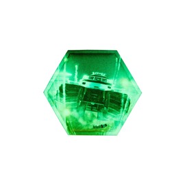 ergobag Glow in the Dark Klettie Motif World Theme World Velcro Surfaces Collecting Fun Customisation, Monster Truck - Colourful