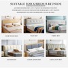 Boxonly - Funda elástica para cabecero, protector de cama elástico