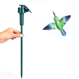 EEZ RV Products Solar Powered Dancing Flying Hummingbird Garden Decoration (Color May Vary)