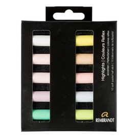 Rembrandt Professional Soft Pastel Set Highlights | 10 Half Pastels