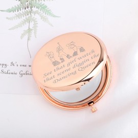 UJIMS Mamma The Musical Inspired Gift Dancing Queen Compact Mirror Donna and The Dynamos Fans Gift Mia Fans Gift (DancingQueenMirror)