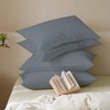 MistyMorning Pillow Cases 4 Pack - Standard Size (50x75+15cm), Egyptian