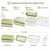 64-Cube Ice Tray Set for Freezer – Easy-Press Silicone Molds