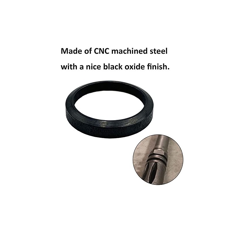 Ficero Crush Washer 5/8x24 Thread Steel for 308 (Pack of