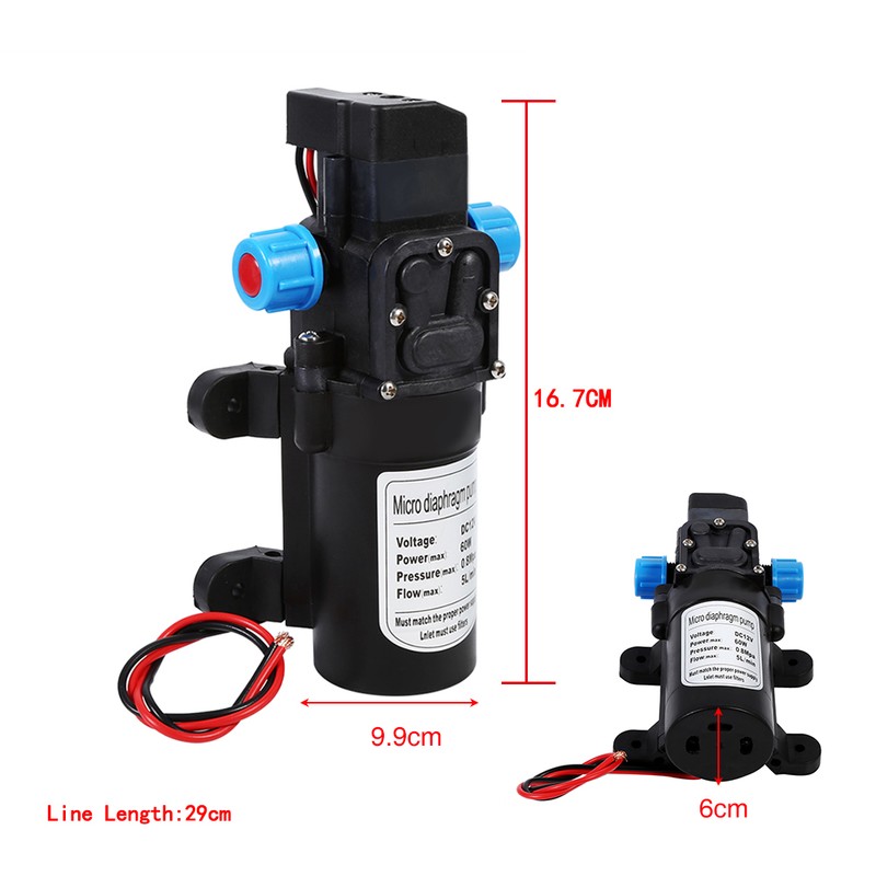 DC 12V Water Pump High Pressure 116Psi Self Priming Caravan