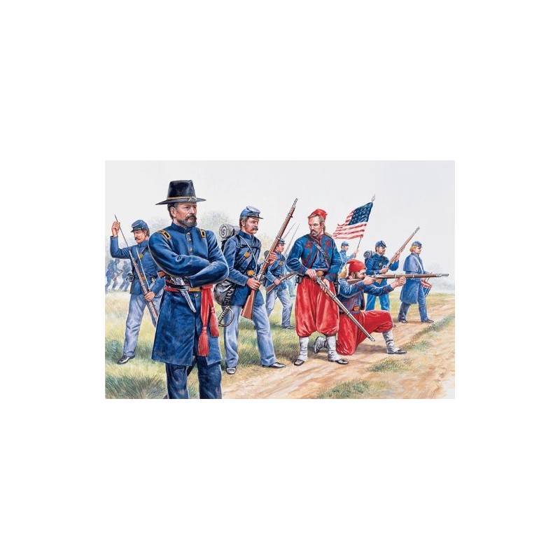 Italeri 1: 72 510006012 – North States Infantry and Zuaves