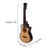 Minature Guitar Model Wooden Mini Musical Instrument Guitar Replica with