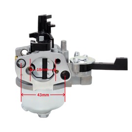 NIMTEK 18-853-16-S Carburador para motor Kohler SH265 Series 3000 6.5 HP compatible con motor Generac 0J88870123 0059870 0059890 5987 6595 6596 6597