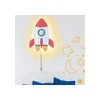 Space Rocket - Lámpara De Pared Con Luz Nocturna Para