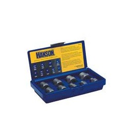 Bolt Extractor Set, 1/4-3/4 in, 9 Pc