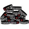 15 of John 3:16 Scripture Silicone Wristbands