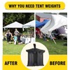 MOPHOEXII 140 LBS Extra Large Pop up Canopy Weights Sand