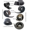 1200 mm x 40 mm x 3 mm rubber strips