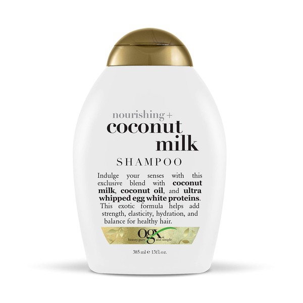 Organix Nourishing Shampoo, Coconut Milk, 13 Ounce (Pack of 2)