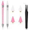 Prasacco 2 Packs Rhinestone Picker Tool Set, Rhinestone Picker Dotting