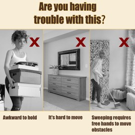 3 Set Self Adhesive Mini Caster Wheels 360 Degree Rotation Sticky Pulley Stainless Steel Universal Wheel with Bearing Roller Casters for Furniture Storage Box Moving Carton (White)