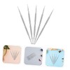 Outanaya 5PCS Stainless Steel Nail Dotting Pen Set Dual Ended