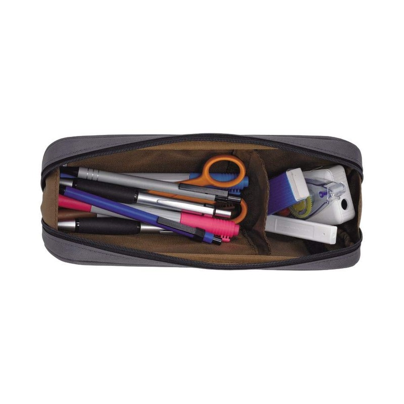 LIHITLAB A7552 2-Way Pen Case, black