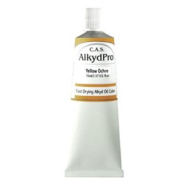 C.A.S. Paints AlkydPro Fast-Drying Oil Color Paint Tube, 70ml, Yellow Ochre