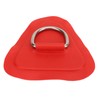 SPYMINNPOO Pack of 4 D Ring Patches, Stainless Steel D