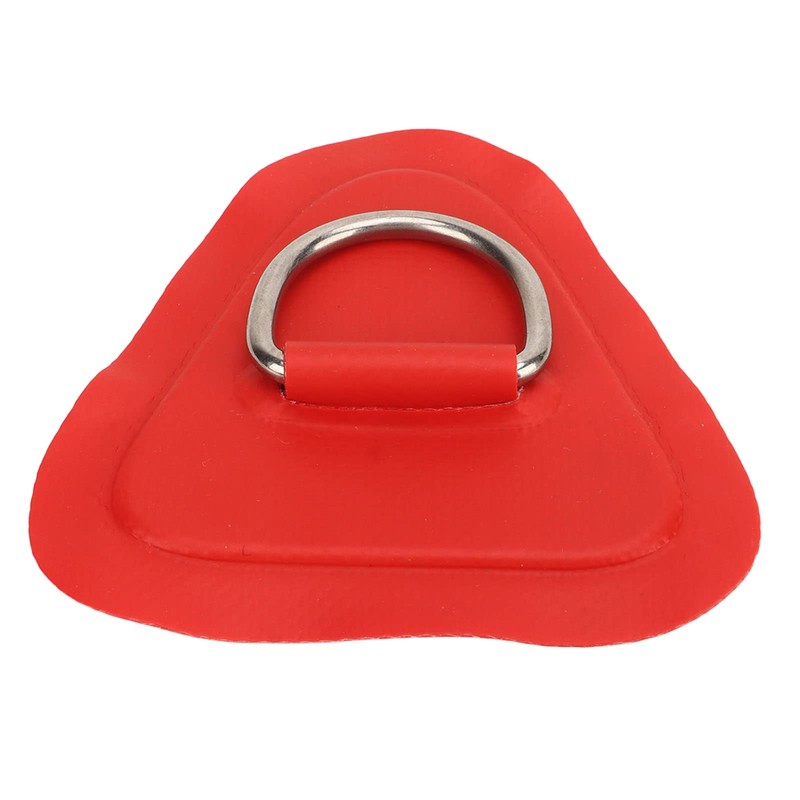 SPYMINNPOO Pack of 4 D Ring Patches, Stainless Steel D