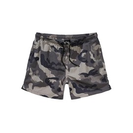 Brandit Swim Shorts Various Colours Sizes S to 3XL, Grey camo, 3 XL